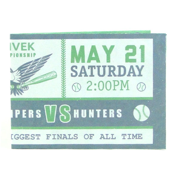 Baseball Ticket