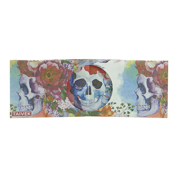 Crânios e flores
